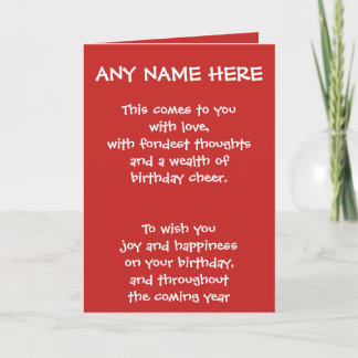 TARJETA DE CUMPLEAÑOS