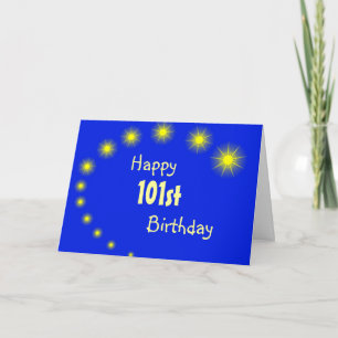 Tarjeta de cumpleaños 101 de Stars