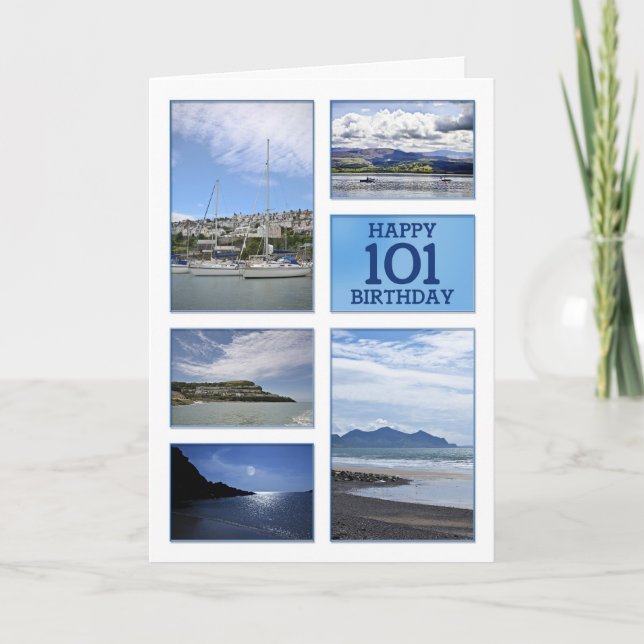 Tarjeta de cumpleaños 101 Seascapes (Anverso)