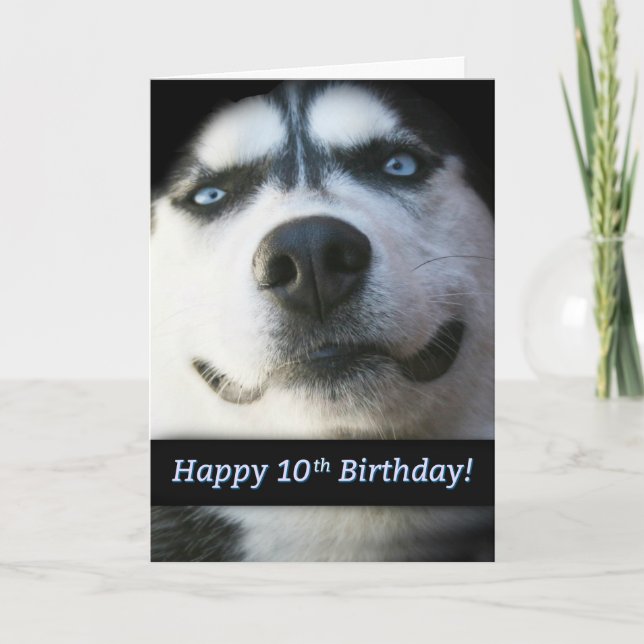 Tarjeta de cumpleaños 10 felíz, Tarjetas de cumple (Anverso)