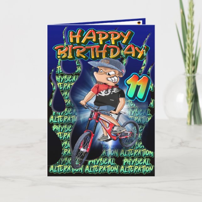 Tarjeta de cumpleaños 11 (Anverso)