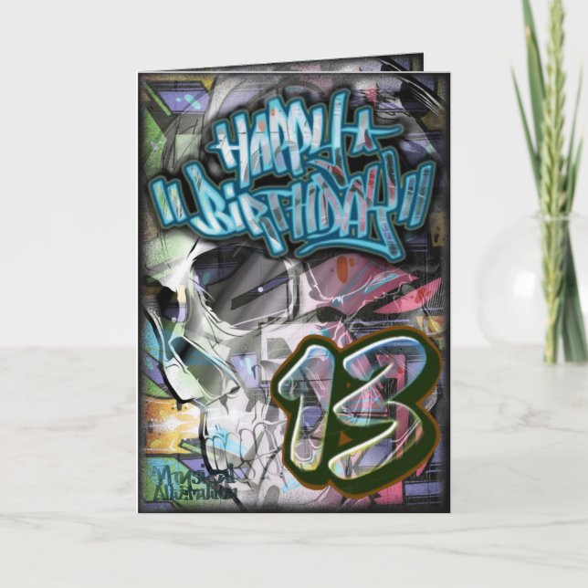 Tarjeta de cumpleaños 13 (Anverso)