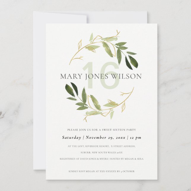 TARJETA DE CUMPLEAÑOS 16 DULCE DE RESPIRACIÓN DE O (Anverso)