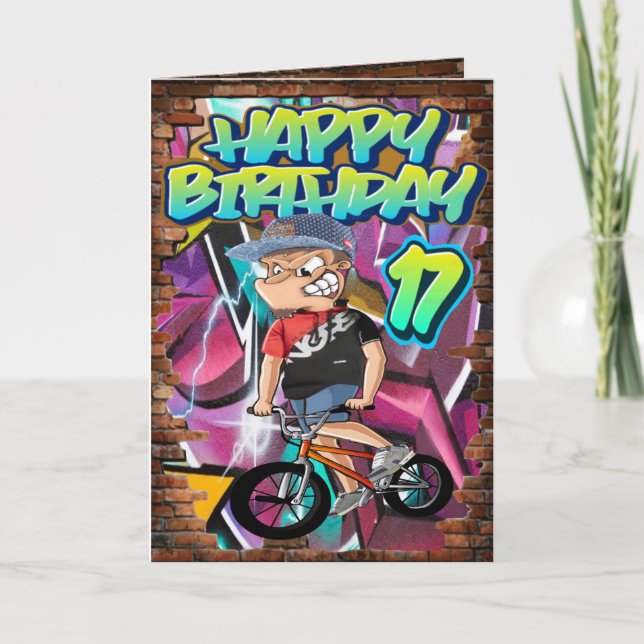 Tarjeta de cumpleaños 17 (Anverso)