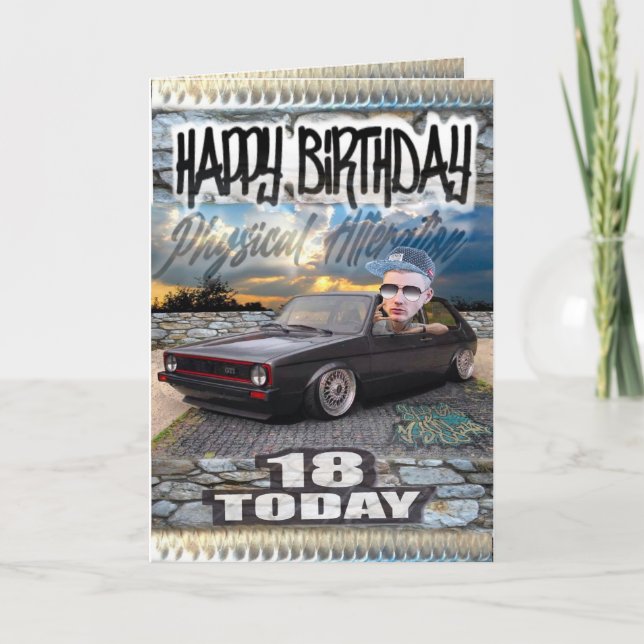 Tarjeta de cumpleaños 18 (Anverso)