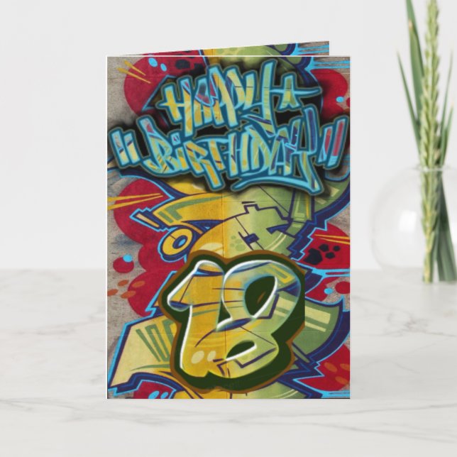Tarjeta de cumpleaños 18 (Anverso)