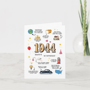 Tarjeta de cumpleaños 1944 para papá o mamá