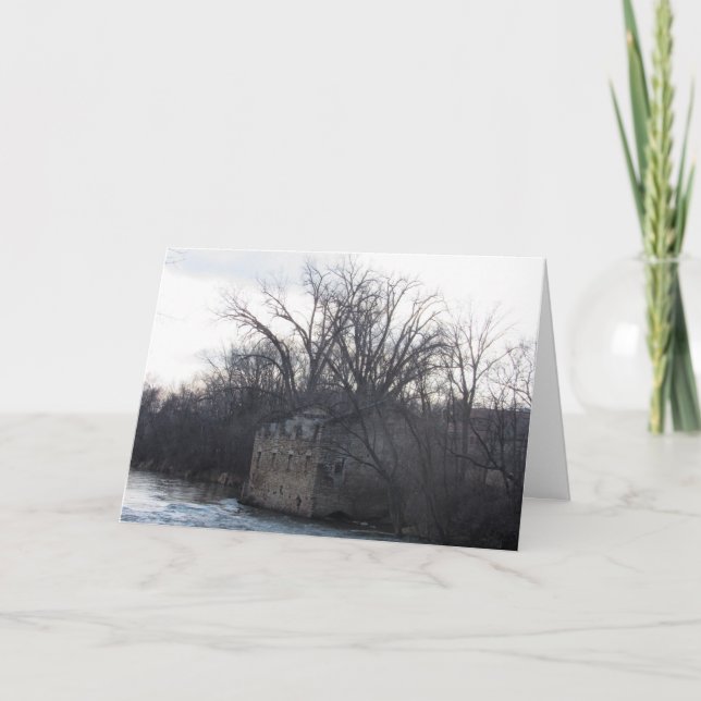 Tarjeta de cumpleaños #1 "Ruinas de molino archiba (Anverso)