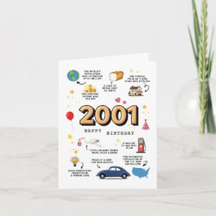 Tarjeta de cumpleaños 2001 para su hijo o hija