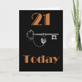 TARJETA DE CUMPLEAÑOS 21 HIJA/HIJO
