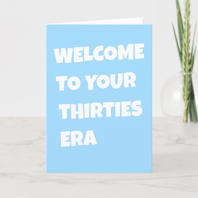 Tarjeta de cumpleaños 30 (Anverso)