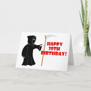 Tarjeta de cumpleaños 30 de Reaper