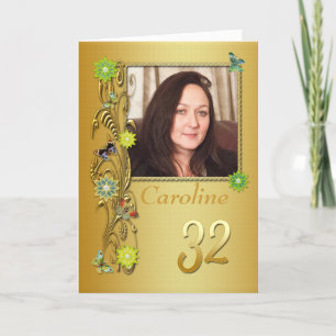 Tarjeta de cumpleaños 32ª foto del Golden Garden