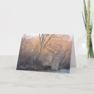 Tarjeta de cumpleaños #3 "Ruinas de molino archiba