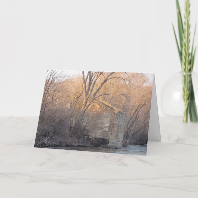 Tarjeta de cumpleaños #3 "Ruinas de molino archiba (Anverso)