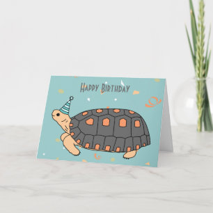 Tarjeta de cumpleaños 4 de personalizable Redfoot 