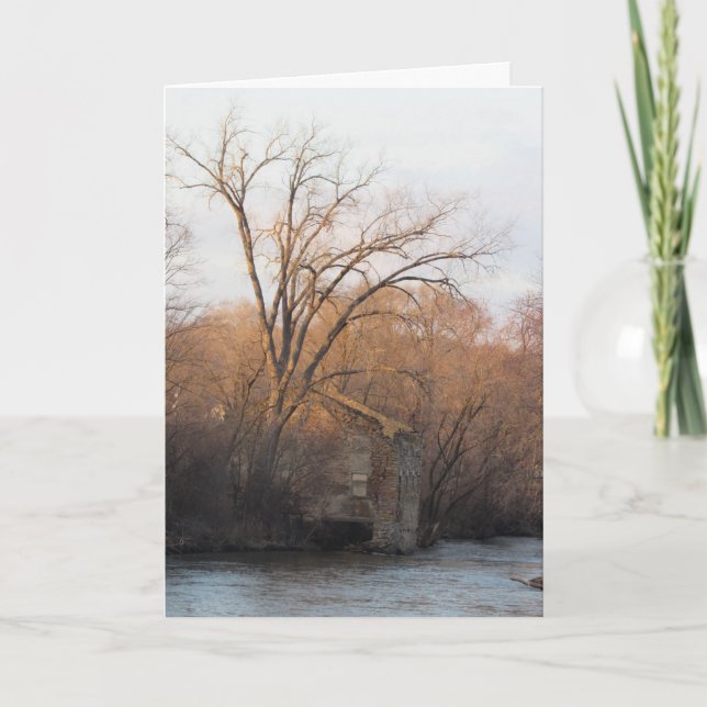 Tarjeta de cumpleaños #4 "Ruinas de molino archiba (Anverso)