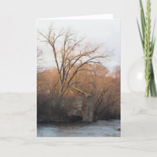 Tarjeta de cumpleaños #4 "Ruinas de molino archiba