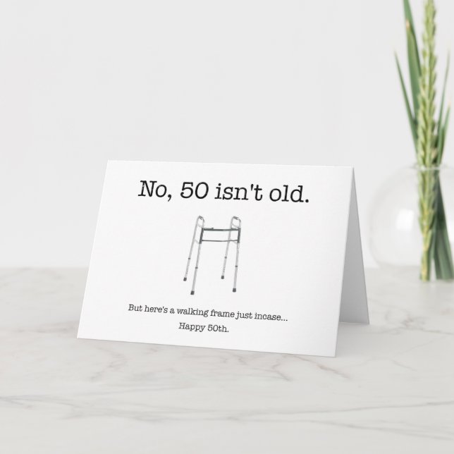 Tarjeta de cumpleaños 50 (Anverso)