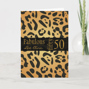 Tarjeta de cumpleaños 50 personalizada para Baby B