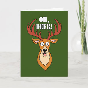 Tarjeta de cumpleaños 65 de Deer Funny