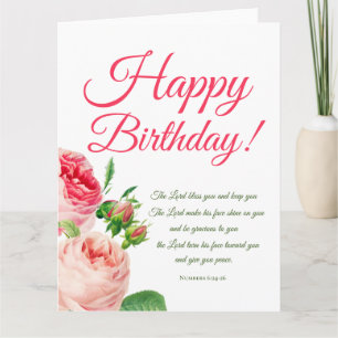 Tarjeta de cumpleaños 6:24-26