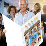 Tarjeta de cumpleaños 70º Big father Personalizado<br><div class="desc">Esta impresionante tarjeta de cumpleaños muestra un collage de 10 fotos alrededor del número 70,  terminadas con deliciosa mousse de chocolate y acentuadas con velas rosas. Aunque inicialmente se personalizó con "a un maravilloso abuelo",  es totalmente personalizable adaptarse a cualquier receptor o grupo de edad.</div>