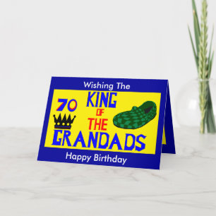 Tarjeta de cumpleaños 70 de la abuela