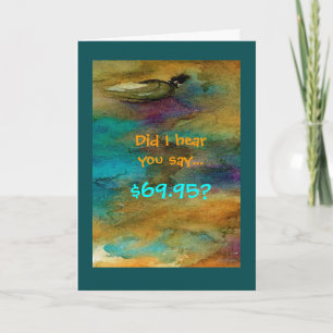 Tarjeta de cumpleaños 70 humorística