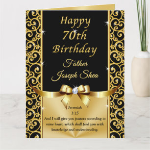 Tarjeta de cumpleaños 70, orden especial para Mars