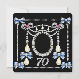 Tarjeta de cumpleaños 70 personalízala Joyas diama
