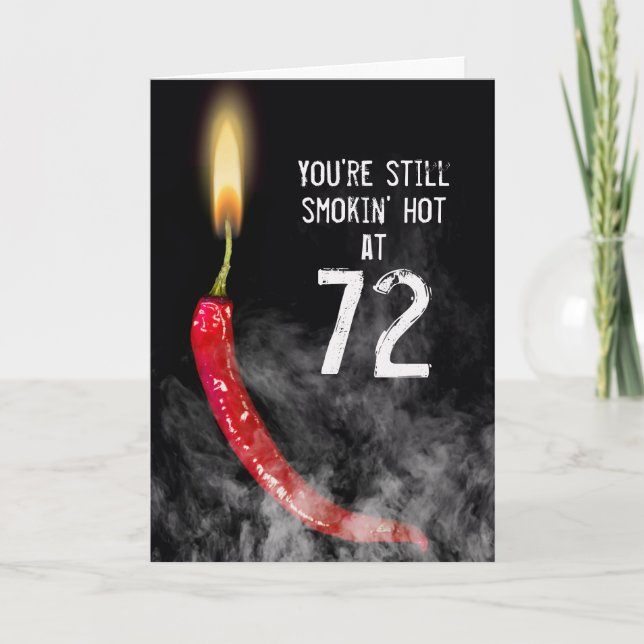 Tarjeta de cumpleaños 72 de Red Hot Pepper (Anverso)
