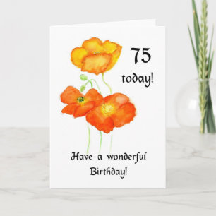Tarjeta de cumpleaños 75 de los Papas islandeses