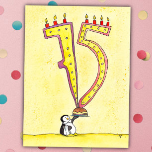 Tarjeta de cumpleaños 75 por Nicole Janes