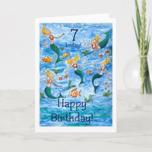 Tarjeta de cumpleaños 7 de las sirvientas