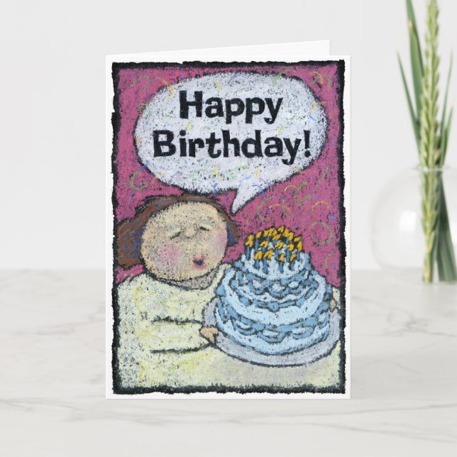 Tarjeta de cumpleaños, a la parte (Anverso)