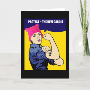 Tarjeta de cumpleaños adaptable cardiia de marzo