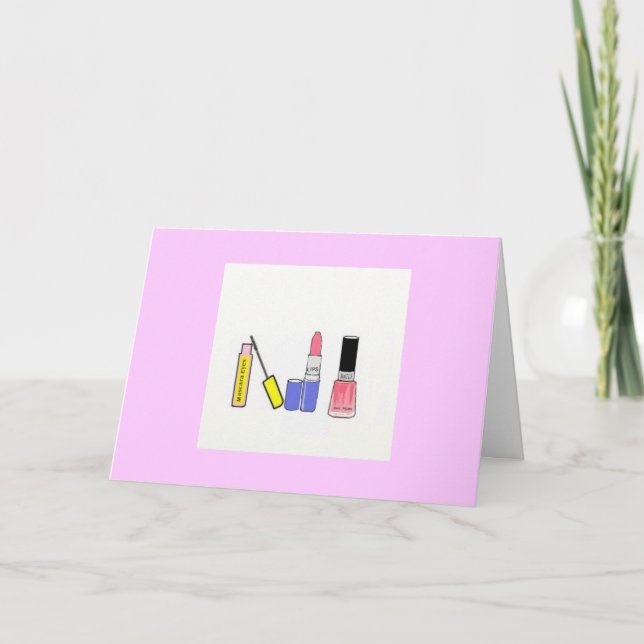 Tarjeta de cumpleaños adolescente (Anverso)