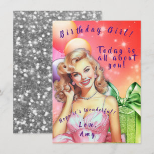 Tarjeta de cumpleaños adolescente