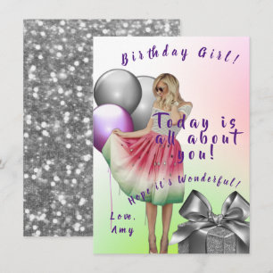 Tarjeta de cumpleaños adolescente