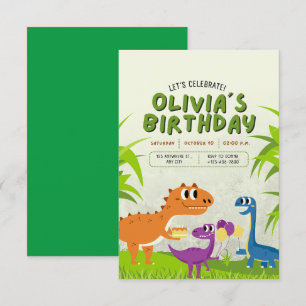 tarjeta de cumpleaños adorable con dibujos animado