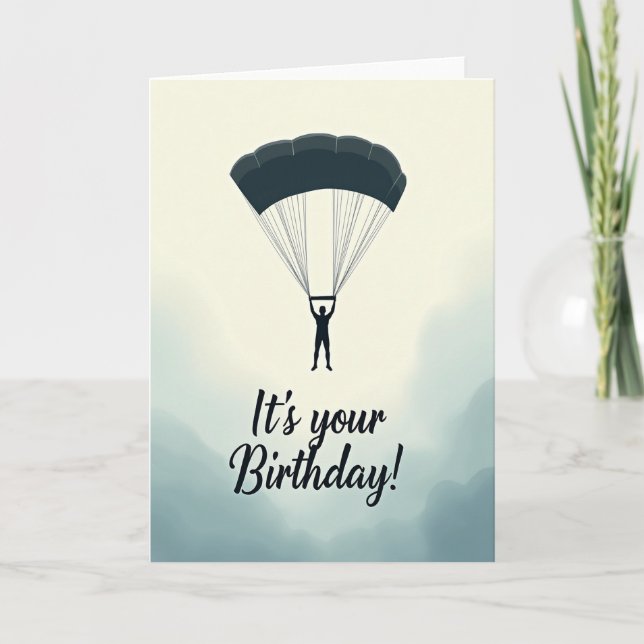 Tarjeta de cumpleaños aérea (Anverso)
