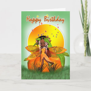 Tarjeta de cumpleaños - Afroamericano