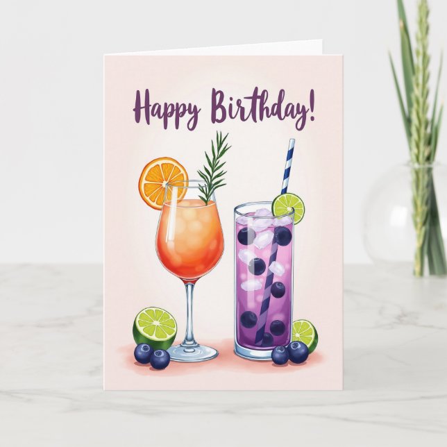 Tarjeta de cumpleaños afrutada (Anverso)