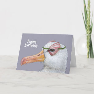 Tarjeta de cumpleaños Albatross