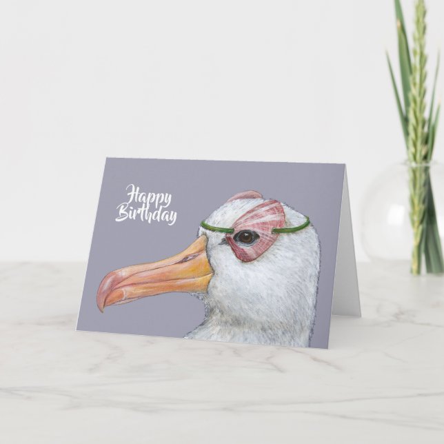 Tarjeta de cumpleaños Albatross (Anverso)