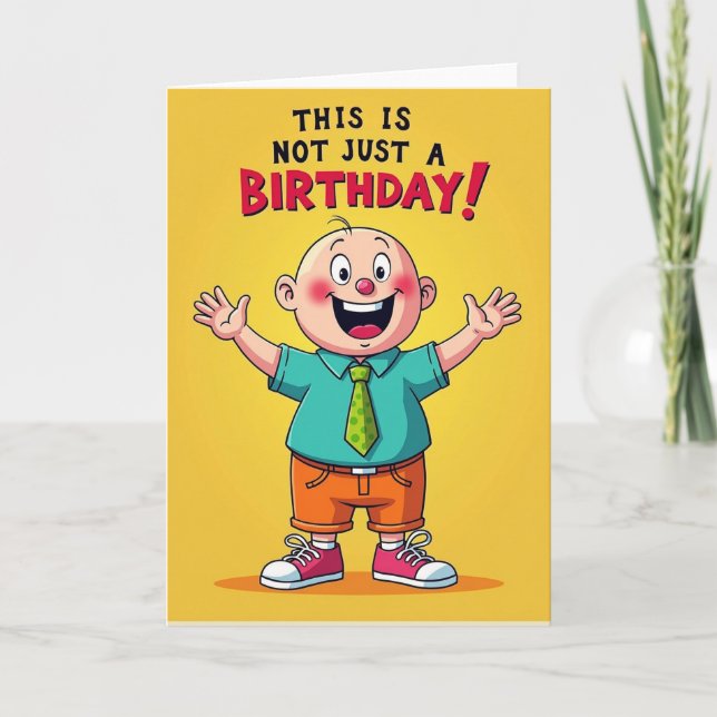 Tarjeta de cumpleaños alegre (Anverso)