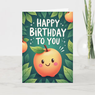 Tarjeta de cumpleaños alegre con explosión de estr