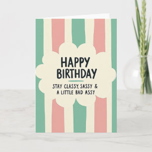 Tarjeta de cumpleaños alegre con tonos pastel