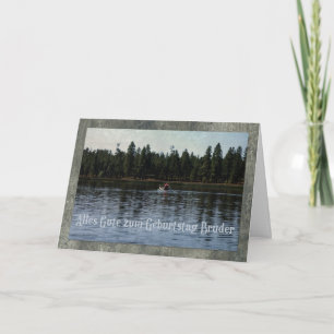 Tarjeta de cumpleaños alemana para Brother